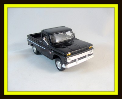 1966 CHEVROLET C10 PICK-UP TRUCK,BLACK WELLY 1/32 DIECAST CAR COLLECTOR'S MODEL