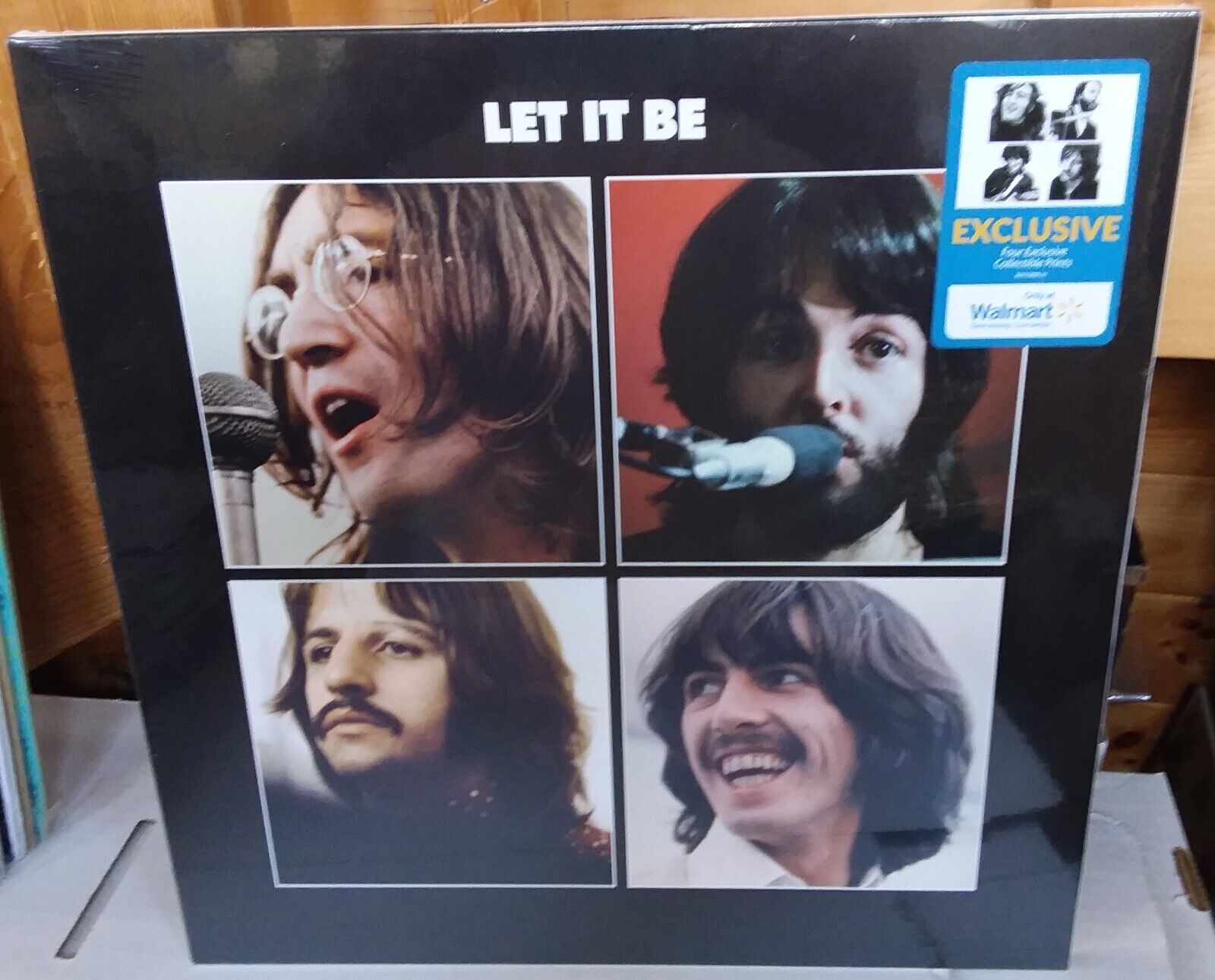 THE BEATLES  Let It Be  (Giles Martin Mix) Walmart Exclusive w/prints NEW/SEALED