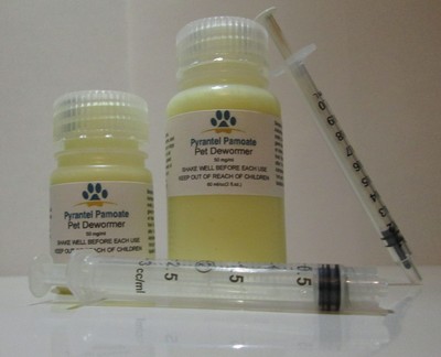 Pet Dewormer Pyrantel Wormer for Dogs,Puppies,Cats,Kittens- Vanilla ...