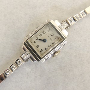 Jewelry-Vintage-Womens-14K-Gold-White-Watch-LONGINES-Tennis-W-Diamond ...