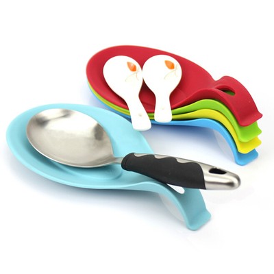 Silicone Spoon Rest Heat Resistant Teabag Spatula ...