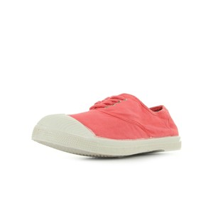 Chaussures baskets Bensimon Femme Ten Lacet Corail taille Rose Textile