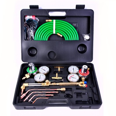 Gas Welding Cutting Kit Oxy Acetylene Oxygen ...