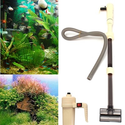 Aquarium Battery Syphon Auto Fish Tank Water ...