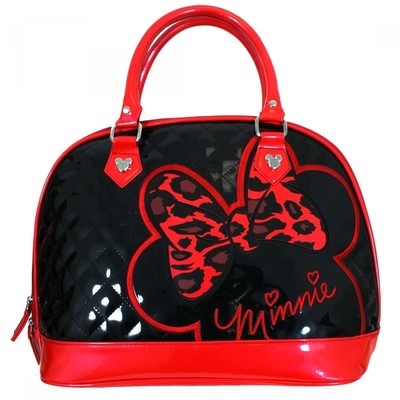 UPC 671803205987 product image for Disney Minnie Mouse Red Black Quilted Handbag/satchel By Loungefly (sale) | upcitemdb.com
