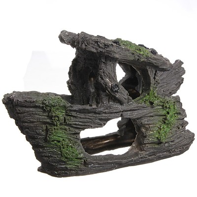 Aquarium Fish Tank Ornament Rockery Hiding Cave ...