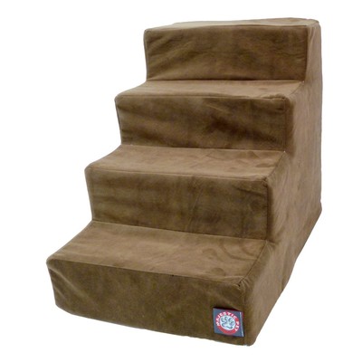 Pet Stairs Ladder Suede Animal Ramp Steps ...