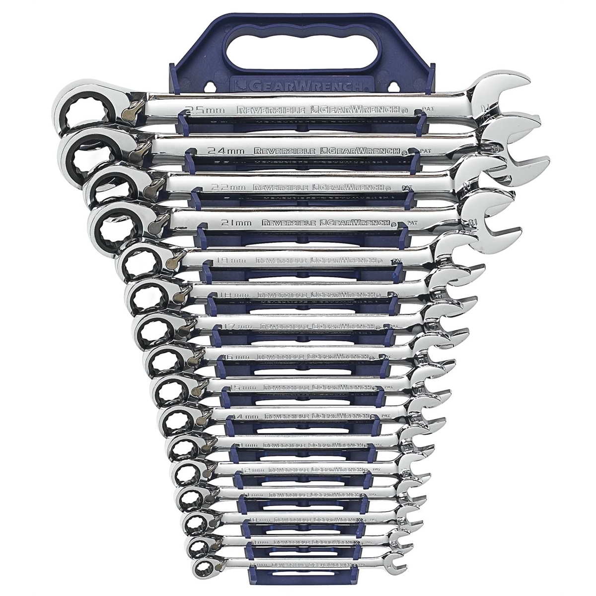 GearWrench 9602 16 Piece Metric Reversible Offset Ratcheting Combo
