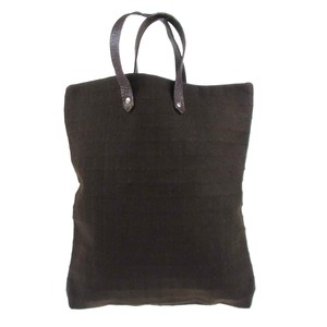 ... -HERMES-Ahmedabad-MM-Hand-Tote-Bag-Brown-Cotton-Leather-India-R03194