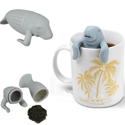 Manatee Tea Infuser Silicone Loose Leaf Strainer ...