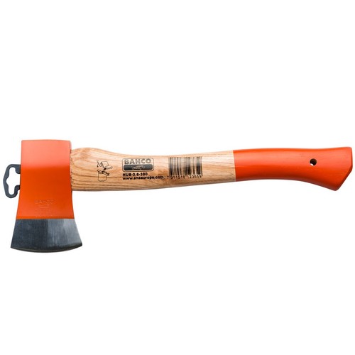 Image Bahco Hache Hachette HUS-0.6-380 en acier à outillage avec manche en bois Image Bahco Hache Hachette HUS-0.6-380 en acier à outillage avec manche en bois