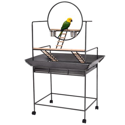 Pet Bird Parrot Stand Perch with Play ...
