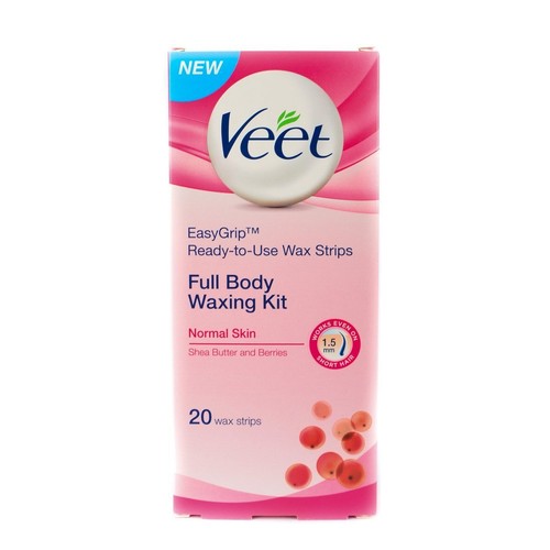 5 X Veet Full Body Waxing Kit - Normal Skin Free Shipping