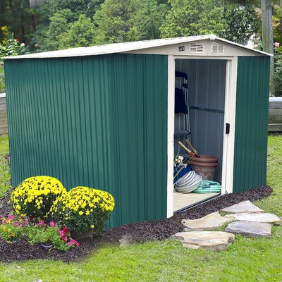 10'x8' Storage Shed Large Backyard Outdoor Garden ...