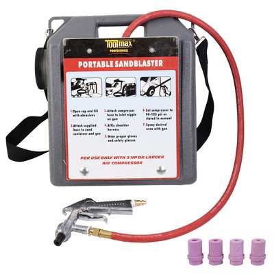 30 lbs Portable Handheld Air Sandblaster kit ...