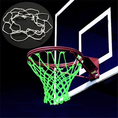 Glow In The Dark Outdoor Sports Nylon Basketball Hoop Net Shoot Training For Kid