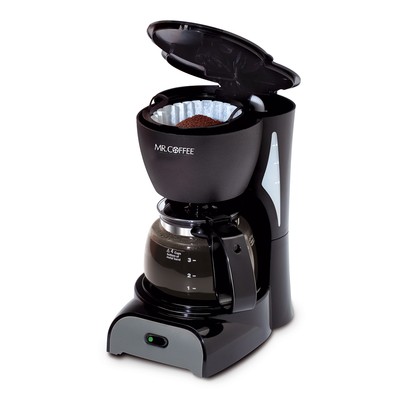 Mr. Coffee DR5-NP 4-Cup Switch Coffeemaker, Black