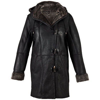 ladies sheepskin duffle coat style best quality (Best Mens Duffle Coat)