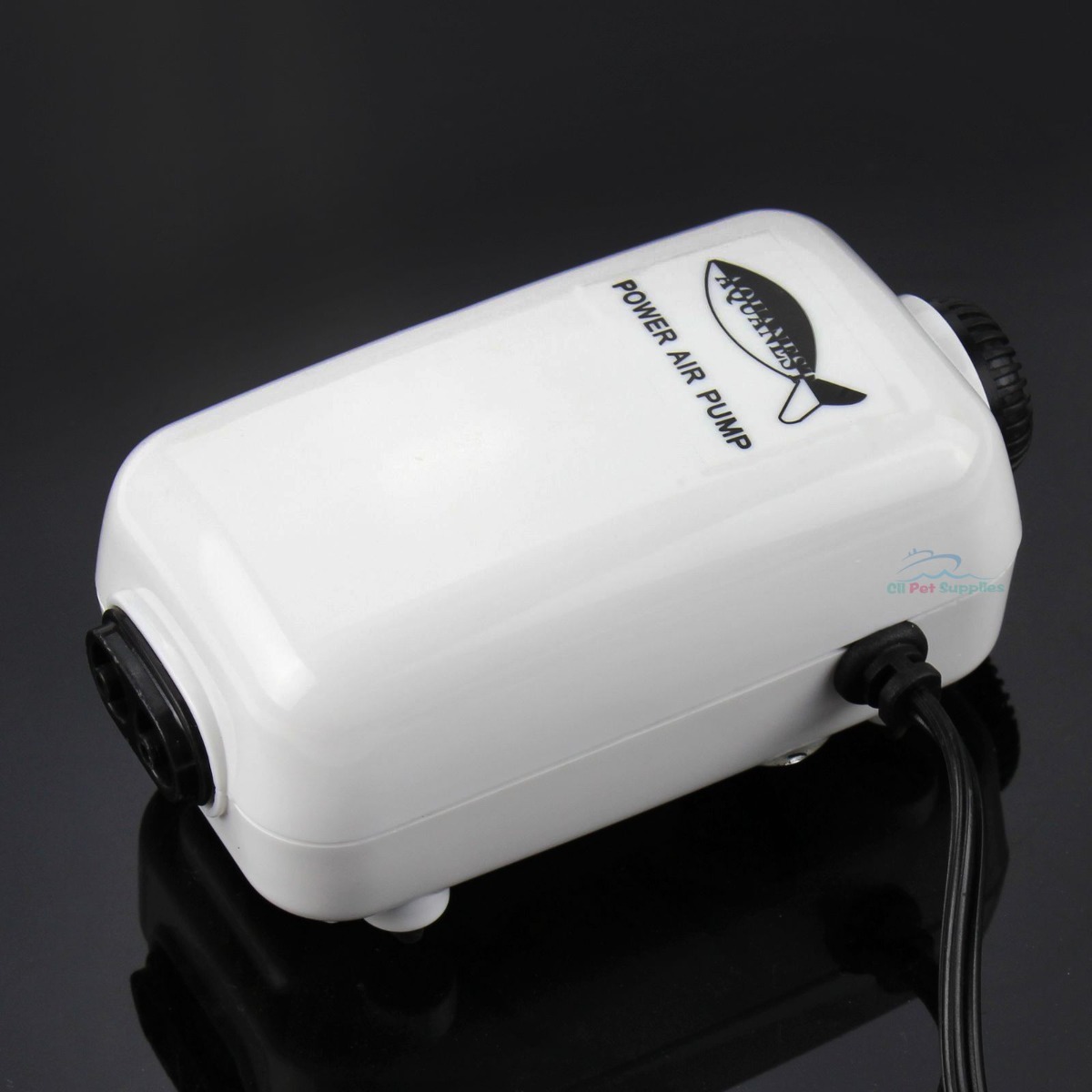 Air Pump Two Outlets Adjustable Aquarium Fish ...