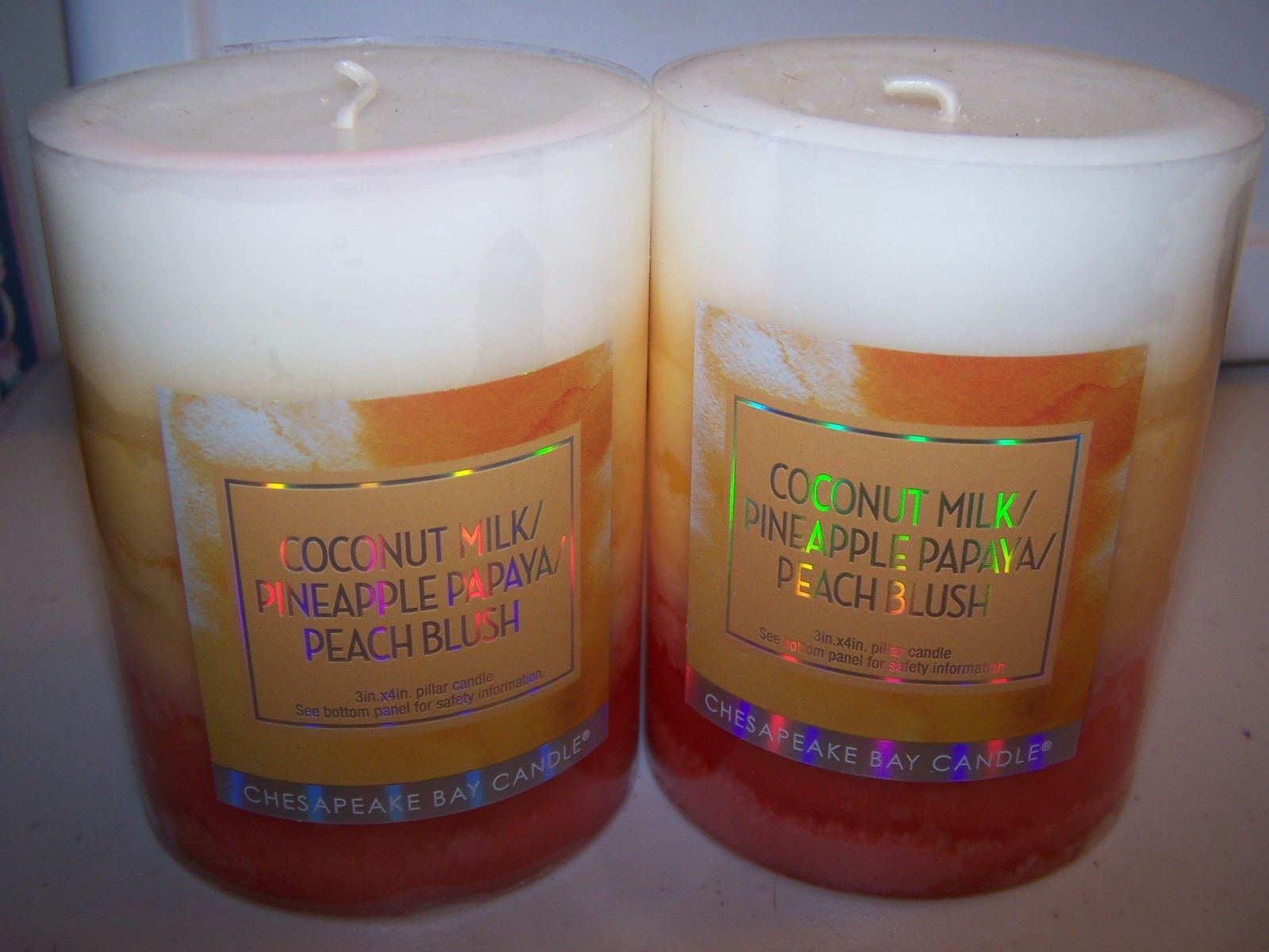 UPC 754870934223 product image for Chesapeake Bay Candle Coconut Milk, Pineapple Papaya Peach Blush 3 Layer Candle | upcitemdb.com