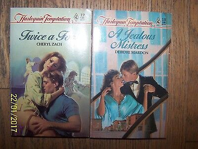 Lot 2 Harlequin Temptation Soft Books By Some of the Best Romance