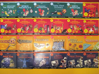 BRITANNICA FAMILY COLLECTION - DAILY MAIL PROMOTION - 24 DISC, CD-ROM SET