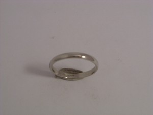 Details about Platinum Wedding Ring 3mm Size X 4.7gms Secondhand