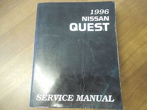 1996 Nissan quest factory service manual #9