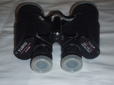 binoculars望远镜,bresser望远镜 vintage tasco binoculars 10x50 light weight field view.