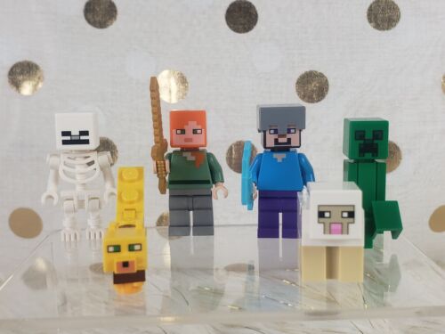 Lego Minecraft Minifigure Lot