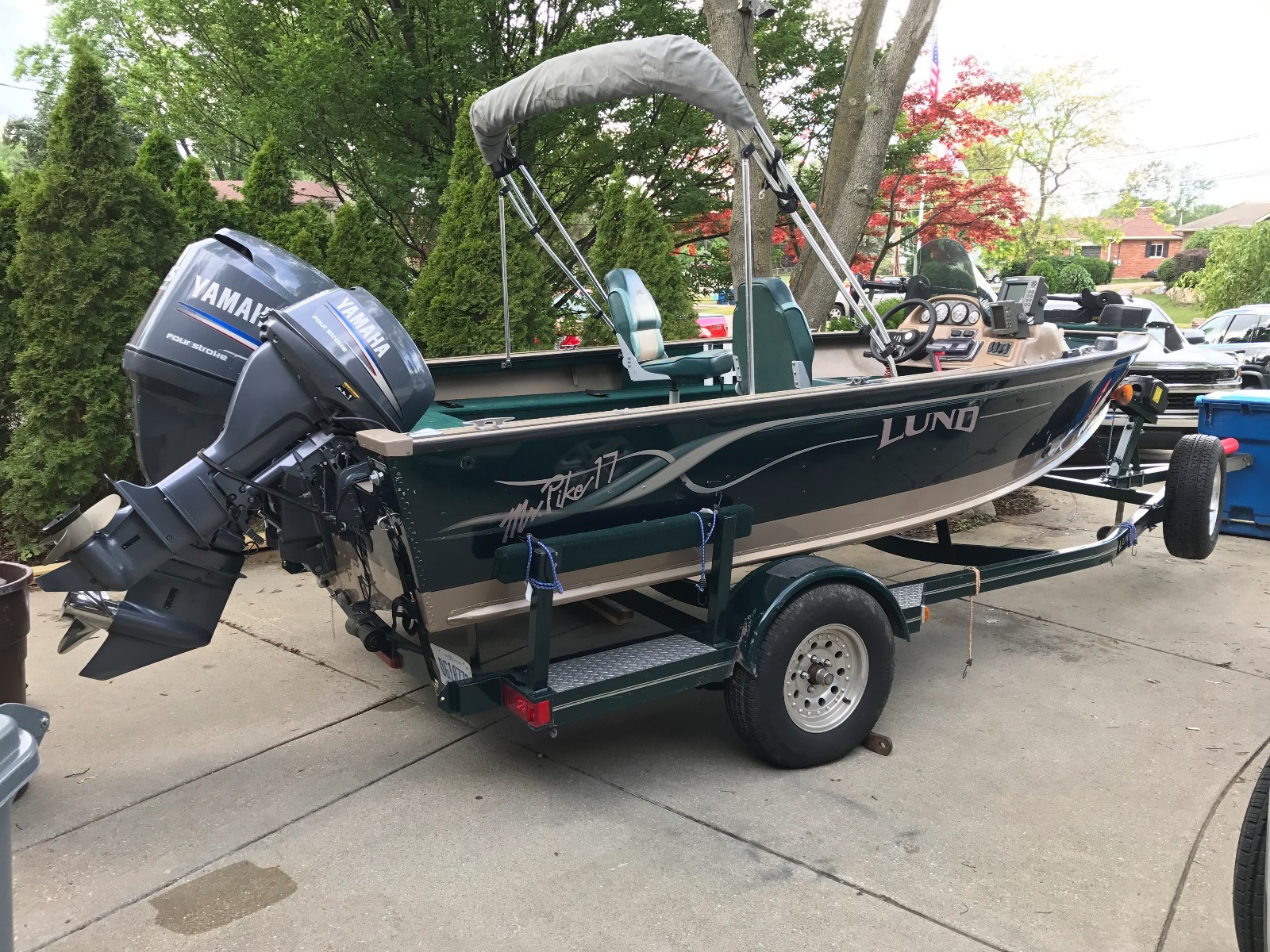 2000 Lund 17 Mr Pike Aluminum Fishing Boat $Lowest Price$