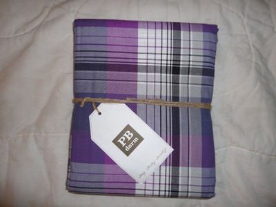 NWT Pottery Barn Teen (Dorm) Prescott Plaid ...