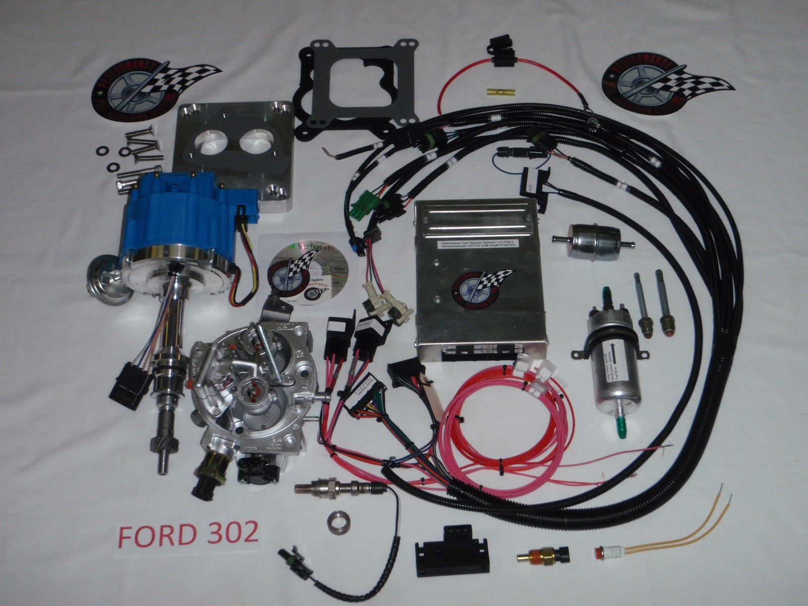 Ford Fuel Injection System Complete TBIFor Stock Small Block Ford 302