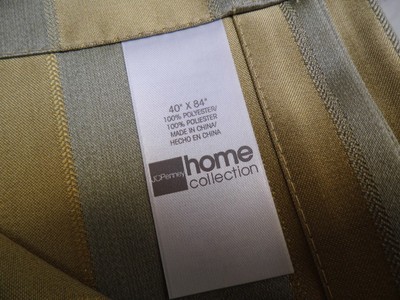 Curtains Ideas curtains jcpenney home collection : JCPenney Home Collection 4 Unlined Curtains striped 40