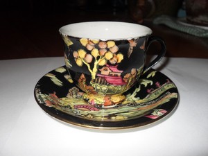 Pekin demi Vintage  and Cup Winton Black  cup vintage eBay Royal Saucer  and Demi 1951 saucer