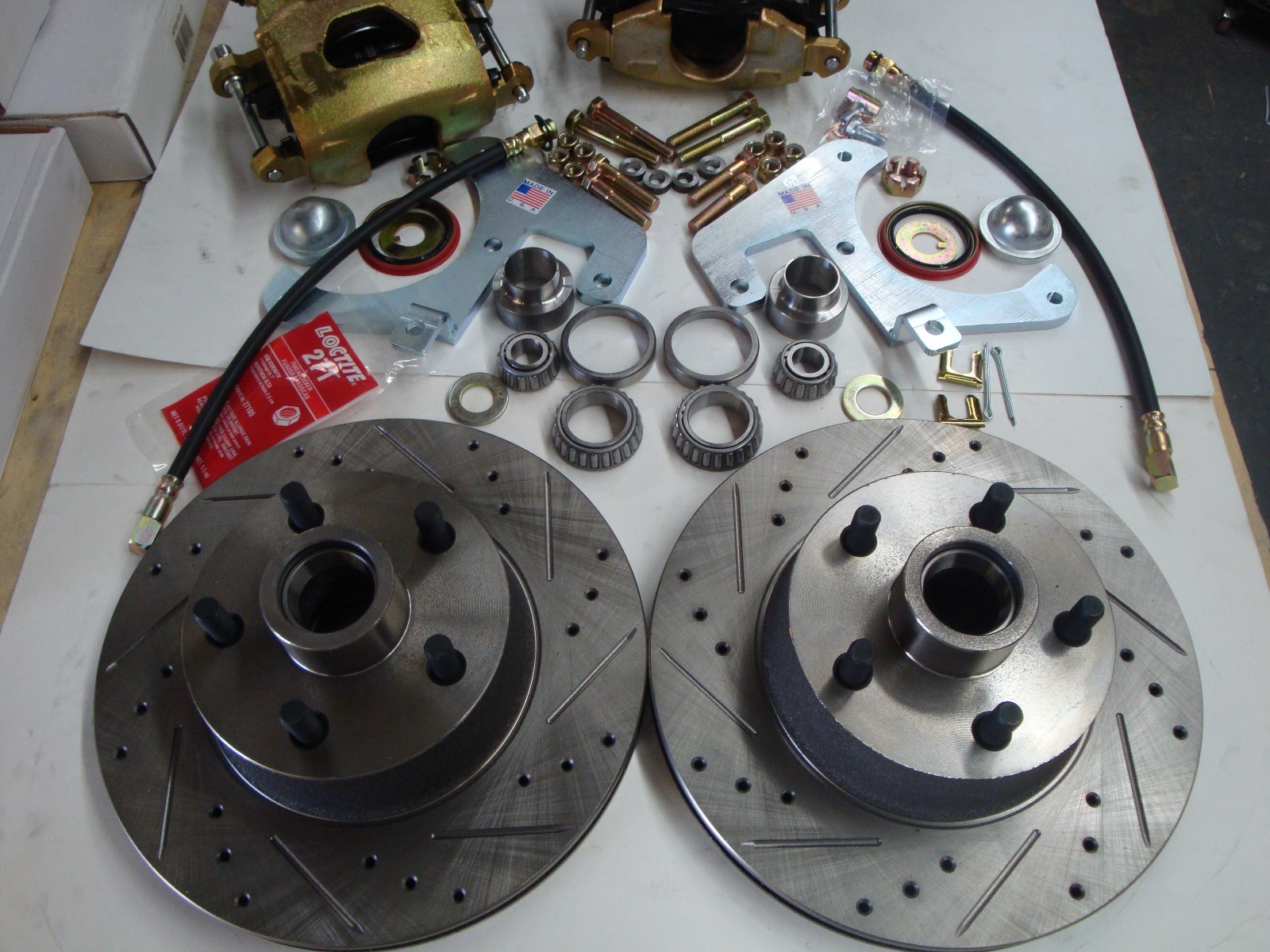 1949 1950 1951 CHEVY FLEETLINE FRONT DISC BRAKE COMPLETE KIT CONVERSION