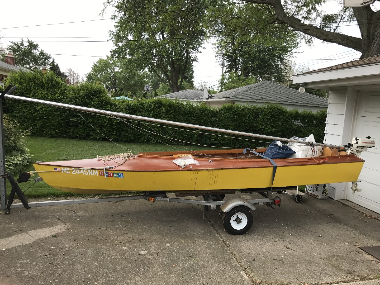 1982 Folbot 14' Sailboat & Trailer - Michigan
