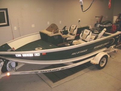 1998 Smoker Craft. 16 foot Fish/Ski boat. Trailer. 50hp Mercury 25hp 