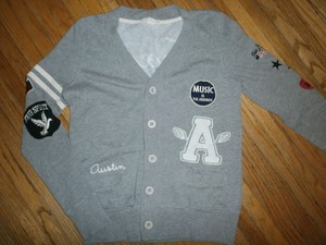 FOREVER-21-AUSTIN-TEXAS-SWEATER-Cardigan-Letterman-Retro-Embroidery ...