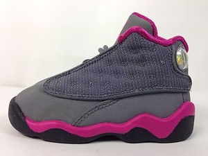 jordan retro 13 pink and grey womens