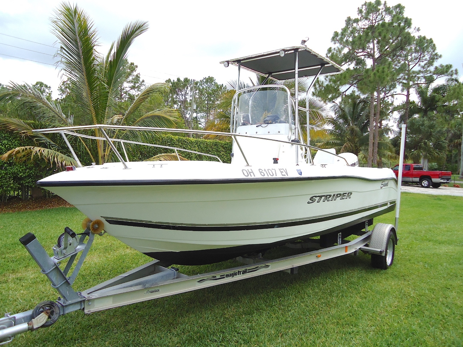 2002 Seaswirl 1851CC 2012 Evinrude 130HP e-Tec w/Trailer Great Condition
