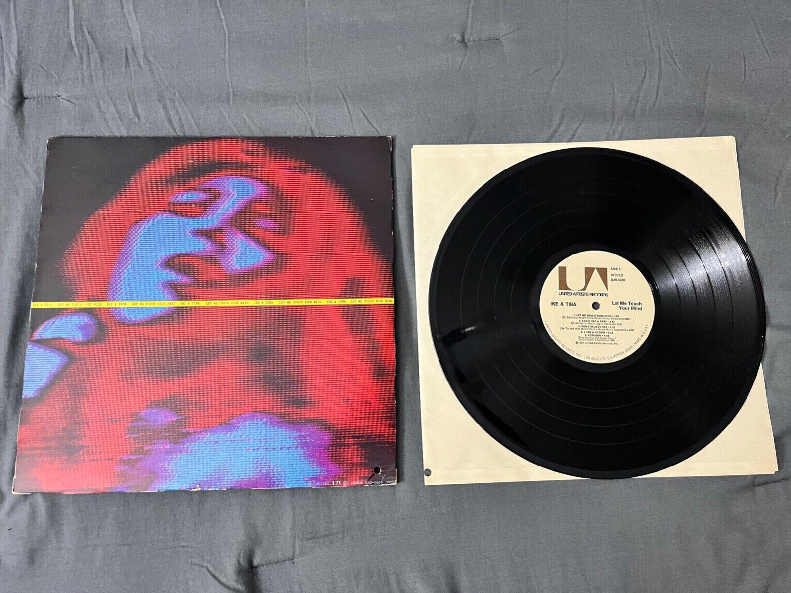 Vinyl, Record, LP, Album, Ike & Tina Turner, Let Me Touch Your Mind, 1972, UAS