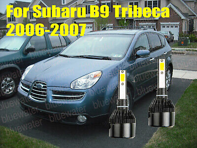 LED For Subaru B9 TRIBECA 2006-2007 Headlight Kit H7 White CREE Bulbs Low Beam
