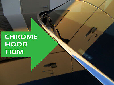 Chrome Hood Trim Molding Accent Kit for ford models 2013-2018