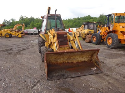 Case 580SE Backhoe Loader 4x4 !! 580 SUPER E 580E Tractor 4WD P/S FULL CAB