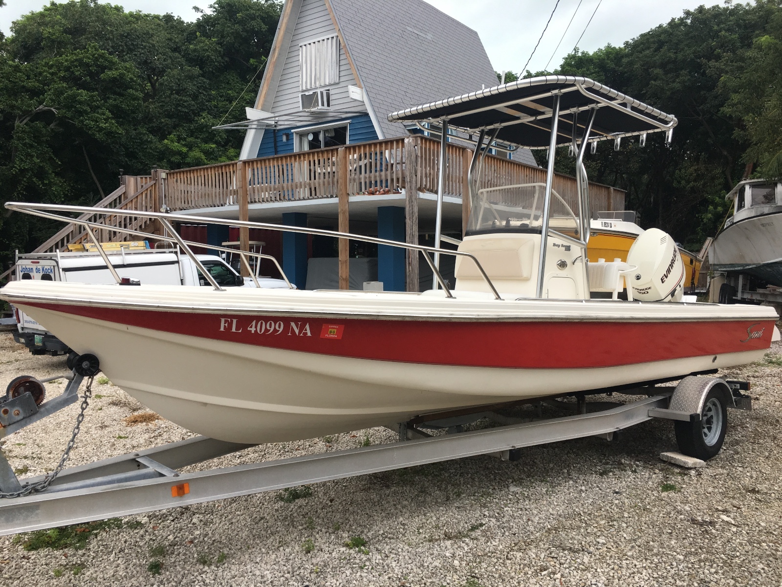 2005 BayScout 220 w/ 2007 Evinrude Etec 150hp (160hrs)