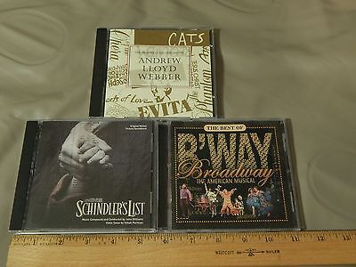 Andrew Lloyd Webber + Best of Broadway + Schindler's List Sndtrk (CDs x 3) (List Of Best Broadway Musicals)