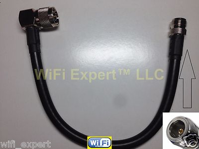 TIMES ® 1-30' LMR-400 Antenna Jumper Coax Cable N Female Straight to Male Angle. Buy it now for 13.9