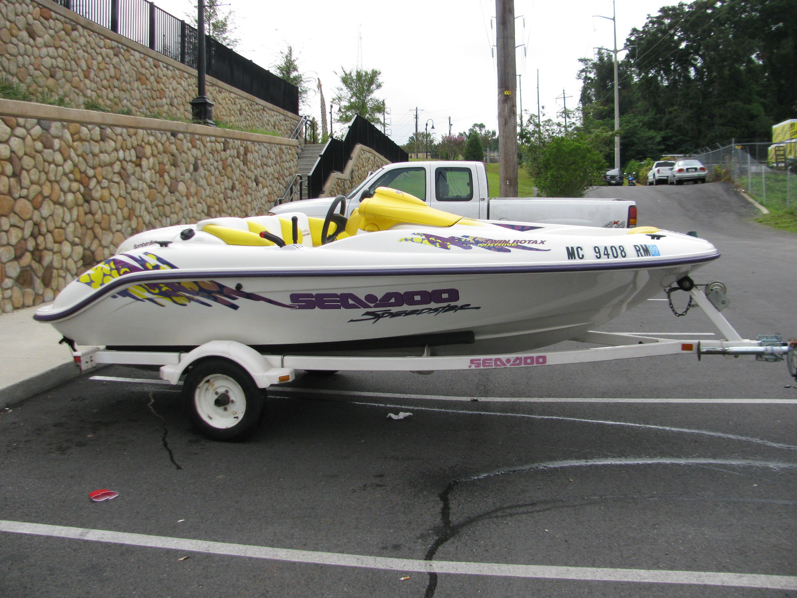1996 SeaDoo Speedster jet boat twin engine runs great fresh water super clean