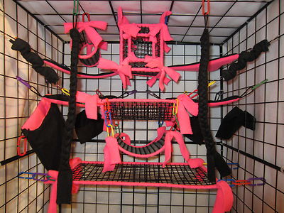 15 pc MESH Sugar Glider Cage Set ...